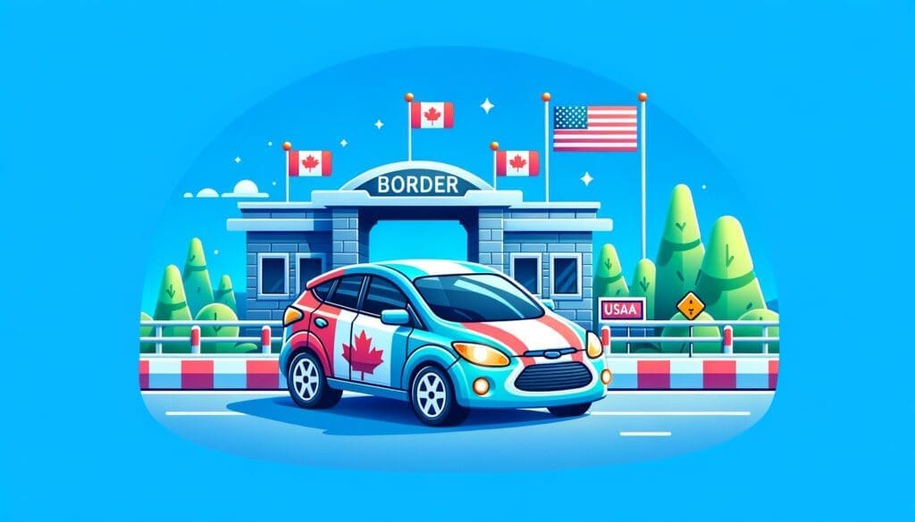 export car from Canada to USA